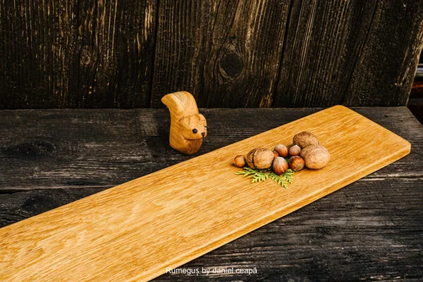 CHEESEBOARD PLATOU servire din lemn masiv de STEJAR