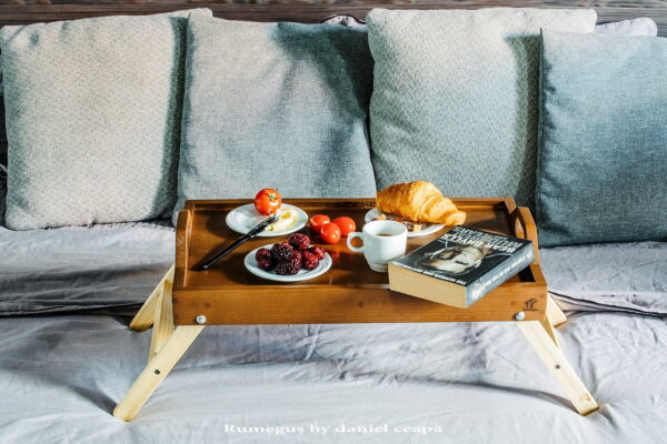 Tavă multifuncțională pentru mic dejun pat