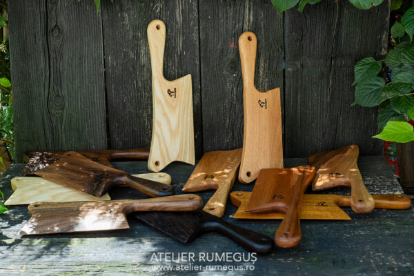 Cutit tocat vinete tocator lemn masiv