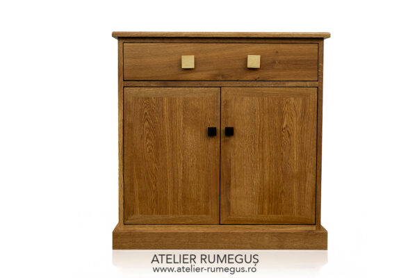 Dulapior lemn masiv stejar design minimalist