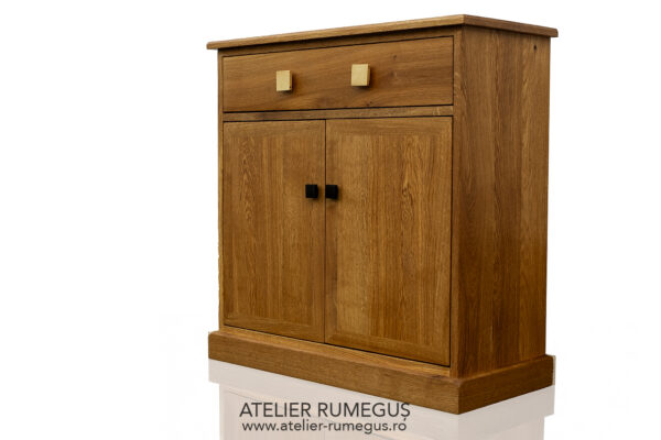 Dulapior lemn masiv stejar design minimalist