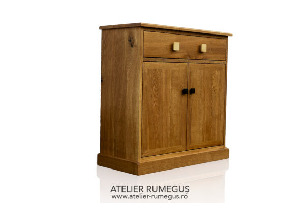 Dulapior lemn masiv stejar design minimalist
