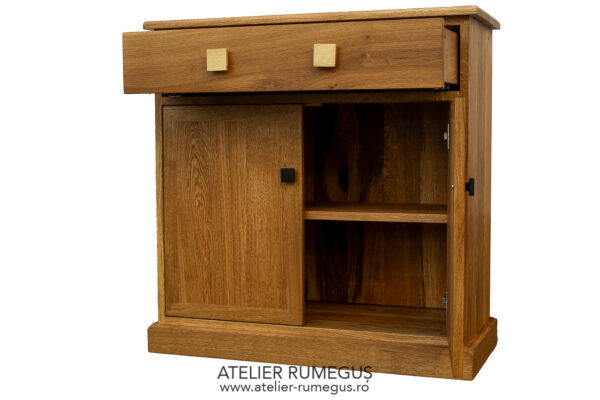 Dulapior lemn masiv stejar design minimalist