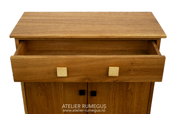 Dulapior lemn masiv stejar design minimalist