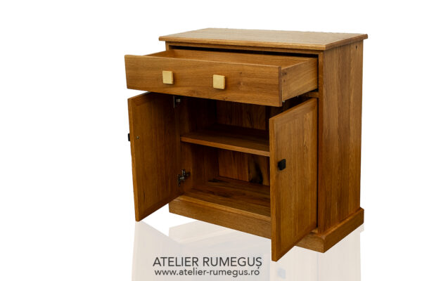 Dulapior lemn masiv stejar design minimalist